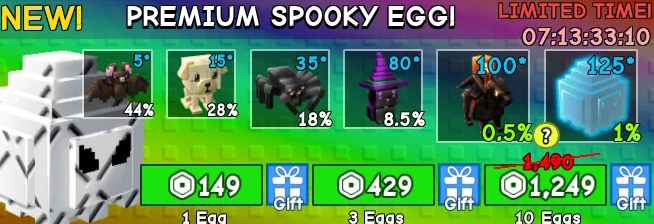 Spooky Eggs grow a garden